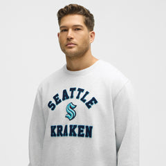 Seattle Kraken lululemon Steady State Crew - Heathered Core Ultra Light Grey - NHL
