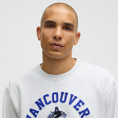 Vancouver Canucks lululemon Steady State Crew - Heathered Core Ultra Light Grey - NHL