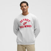 Detroit Red Wings lululemon Steady State Crew - Heathered Core Ultra Light Grey - NHL