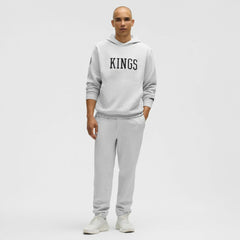 Los Angeles Kings lululemon Steady State Pullover Hoodie - Heathered Core Ultra Light Grey - NHL
