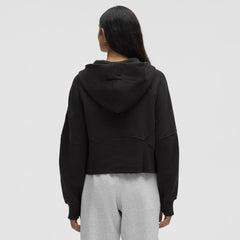 Anaheim Ducks lululemon Women's Scuba Oversized Half-Zip Hoodie - Black - NHL