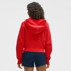 Washington Capitals lululemon Women's Scuba Oversized Half-Zip Hoodie - True Red - NHL