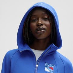 New York Rangers lululemon Women's Scuba Oversized Half-Zip Hoodie - Blue - NHL