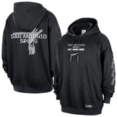 San Antonio Spurs Courtside Club Premium Hoodie Black - NBA