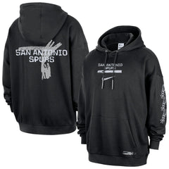 San Antonio Spurs Courtside Club Premium Hoodie Black - NBA