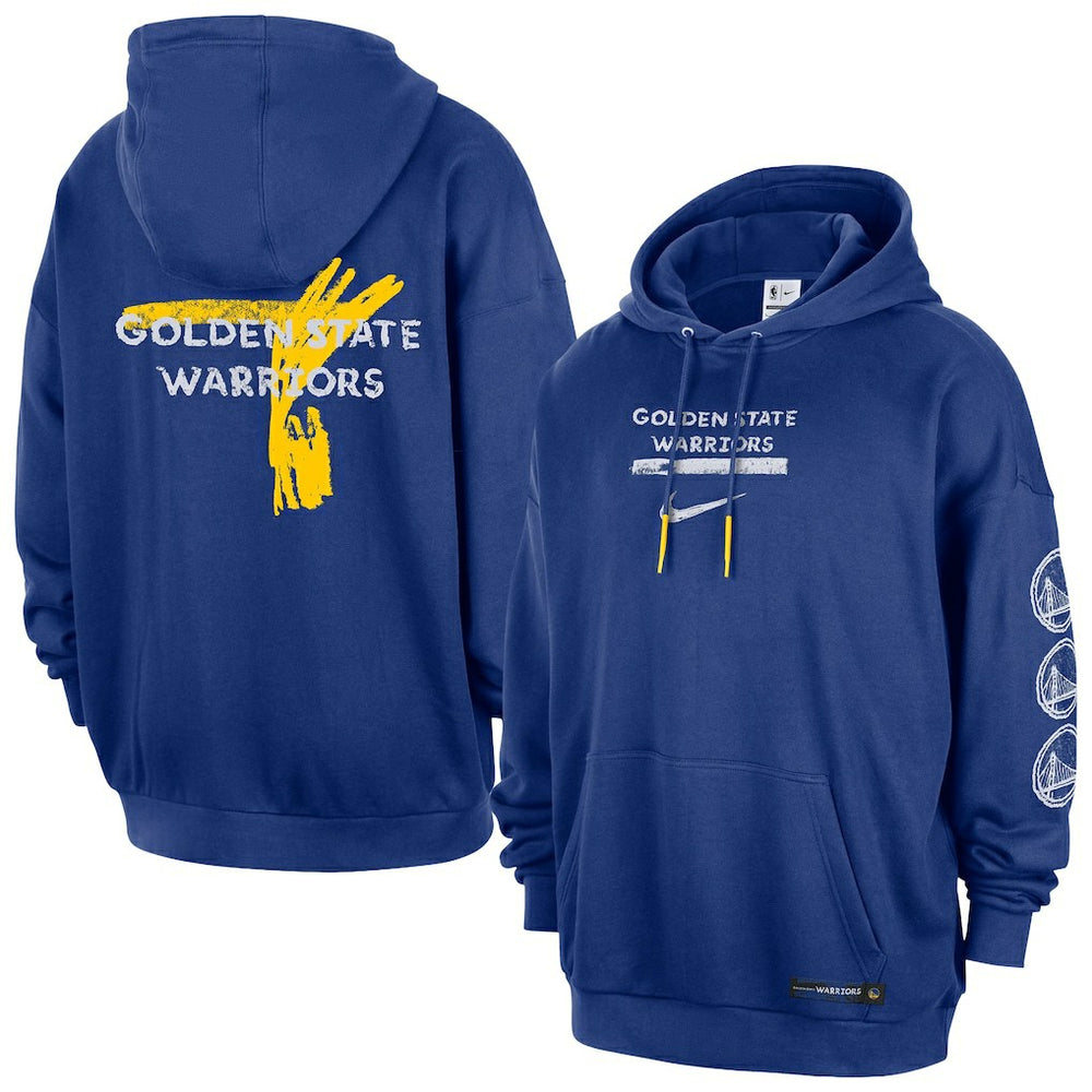 Golden State Warriors Courtside Club Premium Hoodie Royal - NBA
