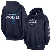 Minnesota Timberwolves Courtside Club Premium Hoodie Navy - NBA