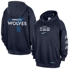 Minnesota Timberwolves Courtside Club Premium Hoodie Navy - NBA