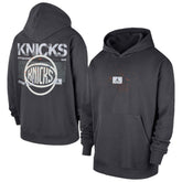 New York Knicks Jordan Brand Statement Jumpman Flight Premiere Hoodie Anthracite - NBA
