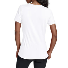 Miami Dolphins Starter Women's Groovy Script V-Neck T-Shirt White | NFL