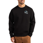 Los Angeles Rams Cutter & Buck Helmet Roam Recycled Raglan Pullover Sweatshirt Gray | NFL