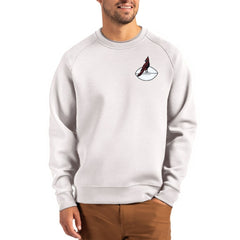 Arizona Cardinals Cutter & Buck Throwback Roam Recycled Raglan Pullover Sweatshirt Gray | NFL