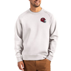 Kansas City Chiefs Cutter & Buck Helmet Roam Recycled Raglan Pullover Sweatshirt Gray | NFL