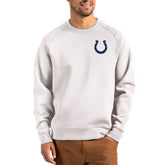 Indianapolis Colts Cutter & Buck Primary Logo Roam Recycled Raglan Pullover Sweatshirt Gray | NFL