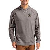 Cleveland Browns Cutter & Buck Adapt Historic Knit Recycled Raglan Pullover Hoodie Heather Gray | NFL