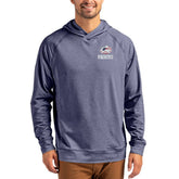 Green Bay Packers Cutter & Buck Adapt Americana Knit Recycled Raglan Pullover Hoodie Heather Navy | NFL