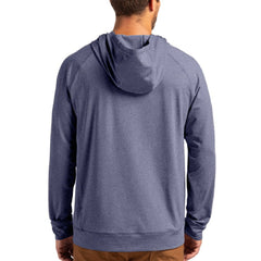 Jacksonville Jaguars Cutter & Buck Adapt Americana Knit Recycled Raglan Pullover Hoodie Heather Navy | NFL