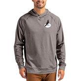 Arizona Cardinals Cutter & Buck Adapt Historic Knit Recycled Raglan Pullover Hoodie Dark Heather Gray | NFL