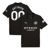 Manchester City 2025/26 Away Replica Custom Jersey Black | Puma Sale