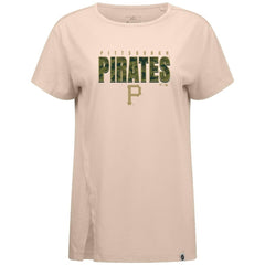 Pittsburgh Pirates Levelwear Women's Influx Protect W T-Shirt - MLB