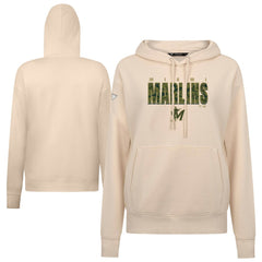 Miami Marlins Levelwear Women's Adorn Protect W Pullover Hoodie - MLB
