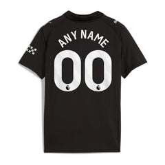 Manchester City Youth 2025/26 Away Replica Custom Jersey Black | Puma Online