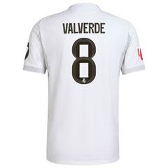 Federico Valverde Real Madrid 2025/26 Home Jersey White | Adidas Online