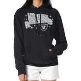 Las Vegas Raiders Starter Women's Fireworks Fleece Pullover Hoodie Black | NFL