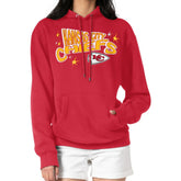 Kansas City Chiefs Starter Women's Fireworks Fleece Pullover Hoodie Red | NFL