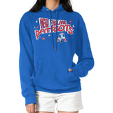 New England Patriots Starter Women's Fireworks Fleece Pullover Hoodie Royal | NFL