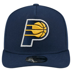 Indiana Pacers Core Logo A-Frame 9FIFTY Snapback Hat Navy - NBA