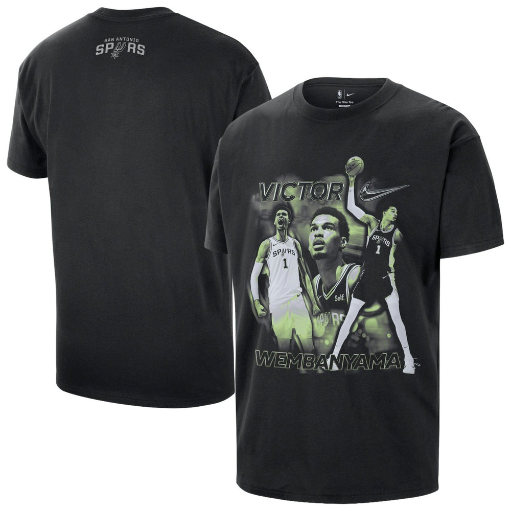 Victor Wembanyama San Antonio Spurs Unisex Athlete T-Shirt Black - NBA