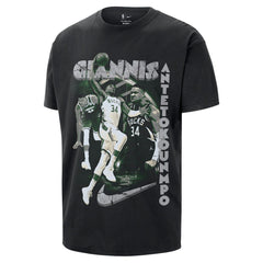 Giannis Antetokounmpo Milwaukee Bucks Unisex Athlete T-Shirt Black - NBA
