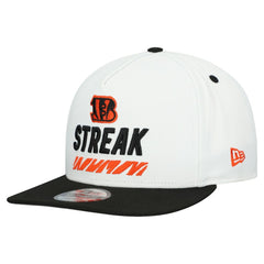 Cincinnati Bengals New Era STREAK Season Ticket Member 9FIFTY A-Frame Snapback Hat White | NFL
