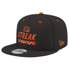 Cincinnati Bengals New Era STREAK Season Ticket Member 9FIFTY Snapback Hat Black | NFL