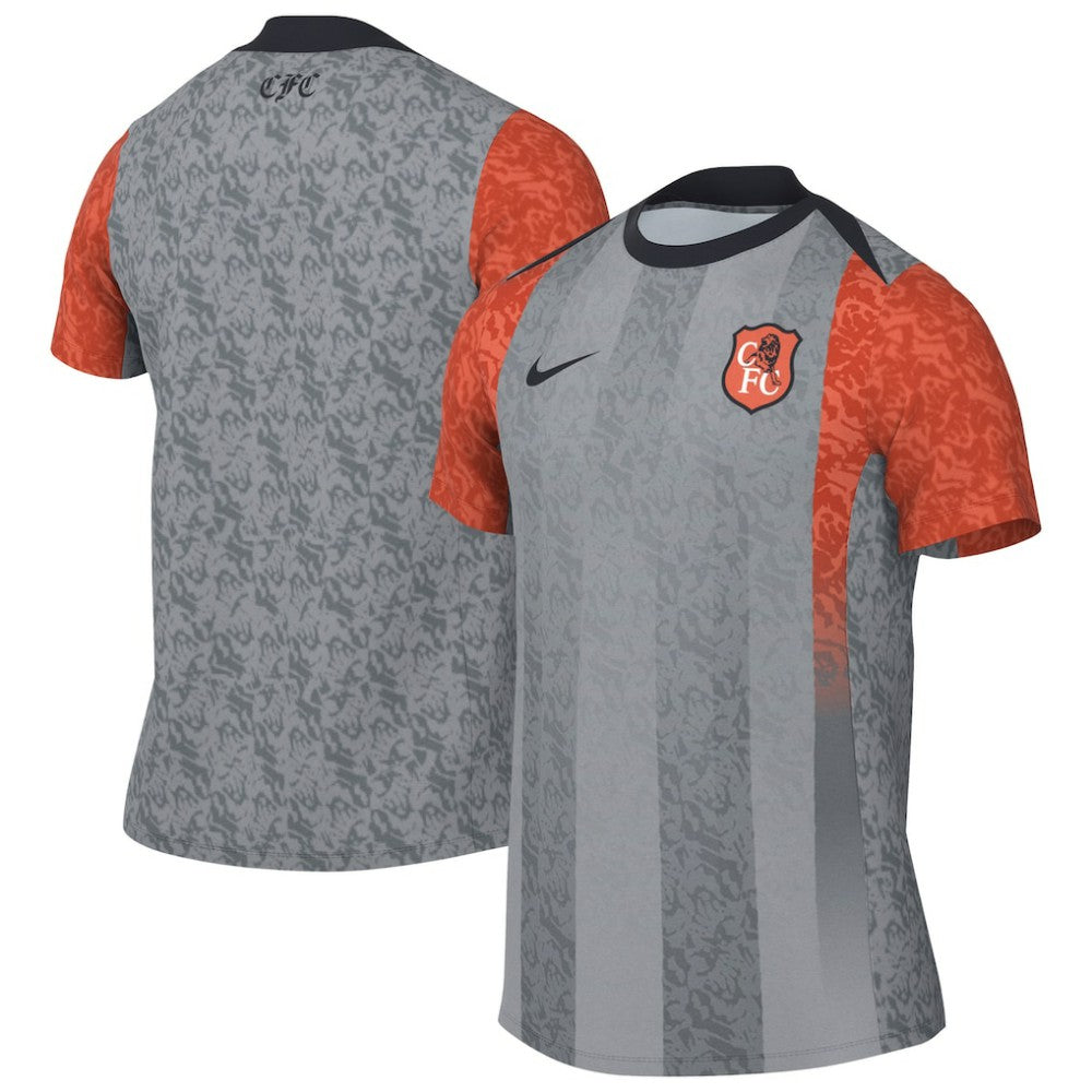 Chelsea 2025/26 Academy Pro Pre-Match Top Gray | Nike