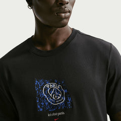 Paris Saint-Germain Men's Banner T-Shirt Black | Nike cheap