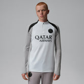 Paris Saint-Germain Jordan Brand Men's Strike Drill Quarter-Zip Long Sleeve Dri-FIT Top White | Jordan Sale