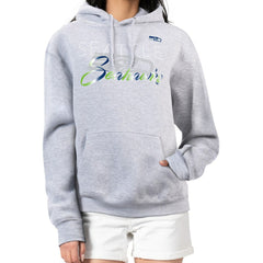 Seattle Seahawks G-III 4Her by Carl Banks Women's Shadow Logo Fleece Pullover Hoodie Gray | NFL