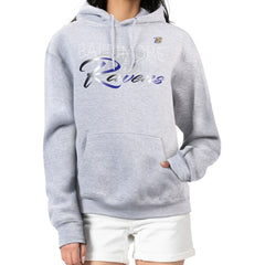 Baltimore Ravens G-III 4Her by Carl Banks Women's Shadow Logo Fleece Pullover Hoodie Gray | NFL