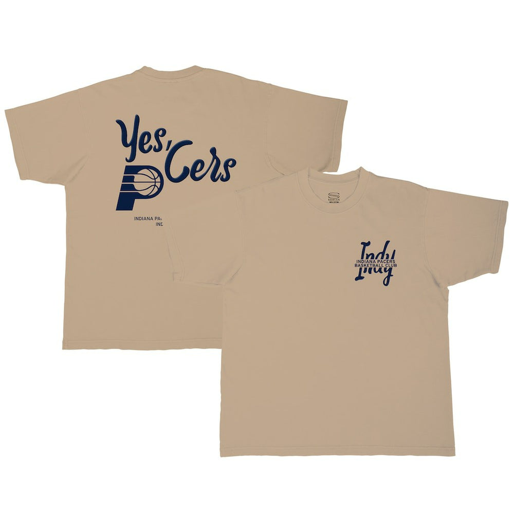 Indiana Pacers Stadium Essentials Unisex Urban T-Shirt Tan - NBA