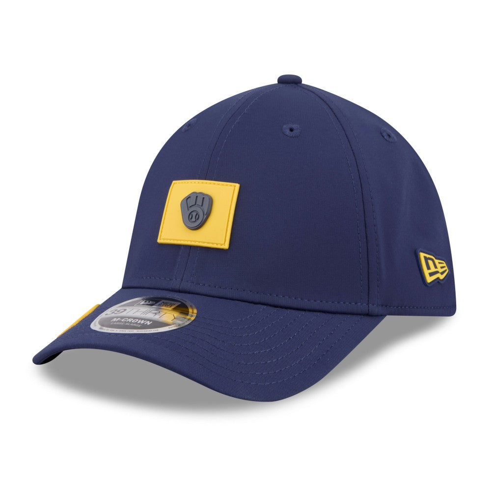 Milwaukee Brewers New Era 2026 Clubhouse M-Crown 39THIRTY Flex Hat - MLB