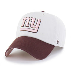New York Giants '47 Unisex Love Letter Clean Up Adjustable Hat Stone/Burgundy | 47 brand