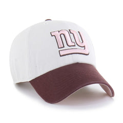 New York Giants '47 Unisex Love Letter Clean Up Adjustable Hat Stone/Burgundy | 47 brand
