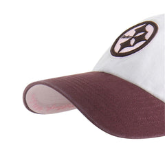 Pittsburgh Steelers '47 Unisex Love Letter Clean Up Adjustable Hat Stone/Burgundy | 47 brand