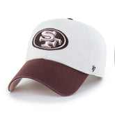 San Francisco 49ers '47 Unisex Love Letter Clean Up Adjustable Hat Stone/Burgundy | 47 brand