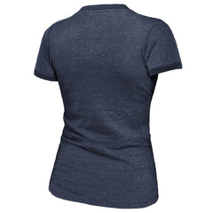 Florida Panthers Majestic Threads Women's 2025 Stanley Cup Champions Tri-Blend Ringer T-Shirt - Navy - NHL
