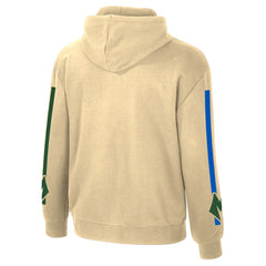 Milwaukee Bucks Stadium Essentials Unisex 2025/26 City Edition City Star Hoodie Cream - NBA