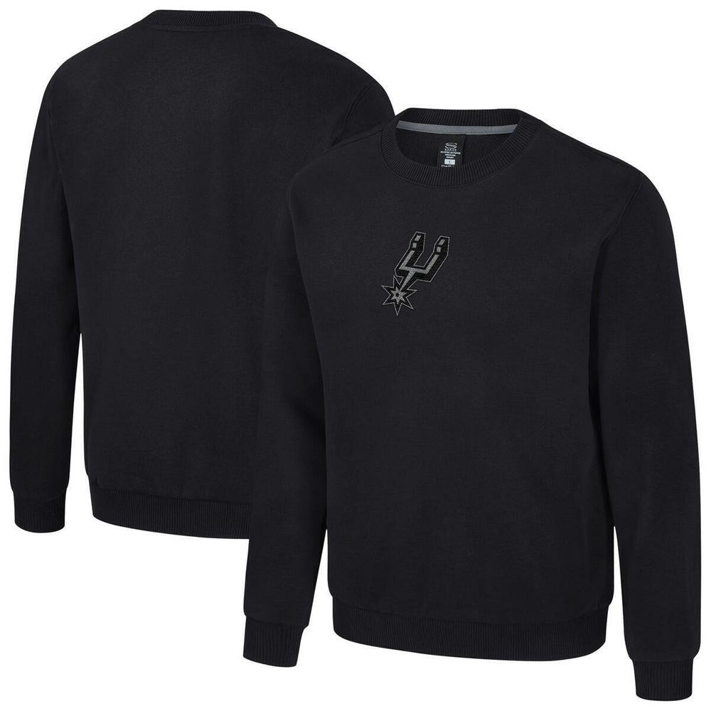San Antonio Spurs Stadium Essentials Unisex Club Level Chenille Sweatshirt Black - NBA