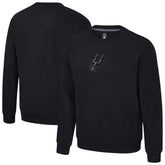 San Antonio Spurs Stadium Essentials Unisex Club Level Chenille Sweatshirt Black - NBA
